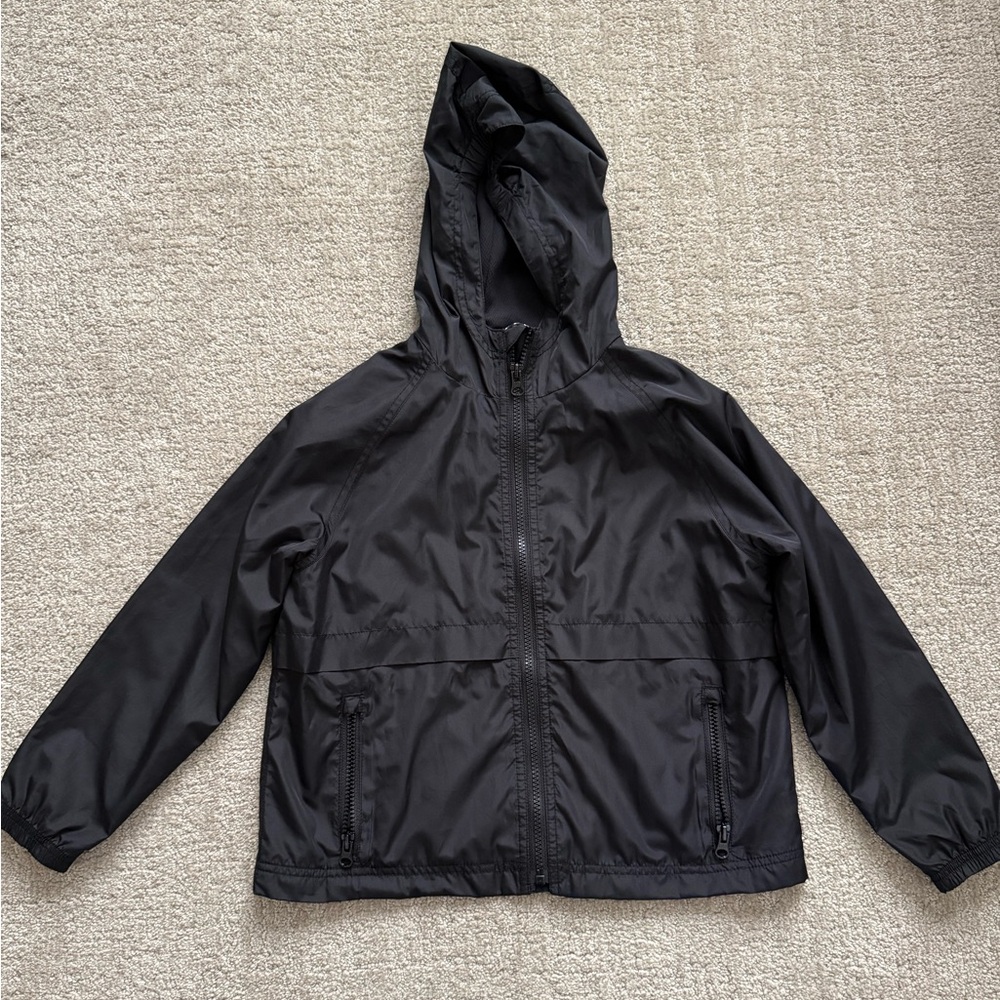 VVGUC GAP Kids Black Hooded Water Resistant Jacket